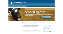 Desktop Screenshot of dehorning.com
